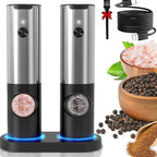 Rechargeable Electric Salt and Pepper Mill Set – Kitchen, Dining