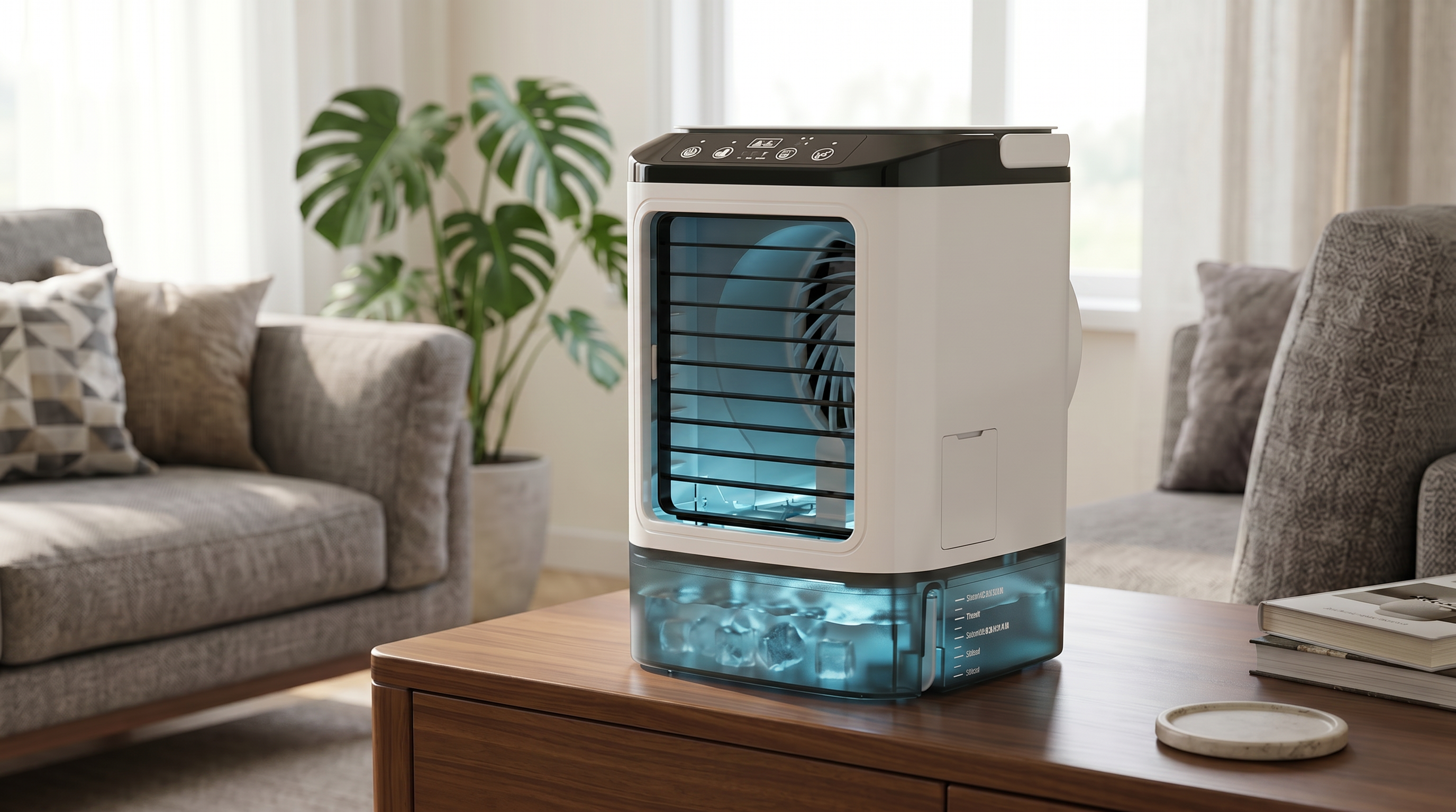Portable 3-in-1 Air Cooler with Humidifier and Rechargeable Battery – Home, Travel
