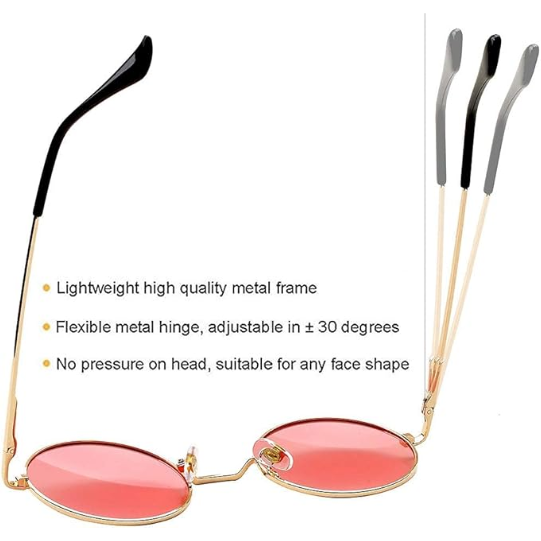 Retro Round Polarized Sunglasses – Stylish Accessory, Perfect for Summer
