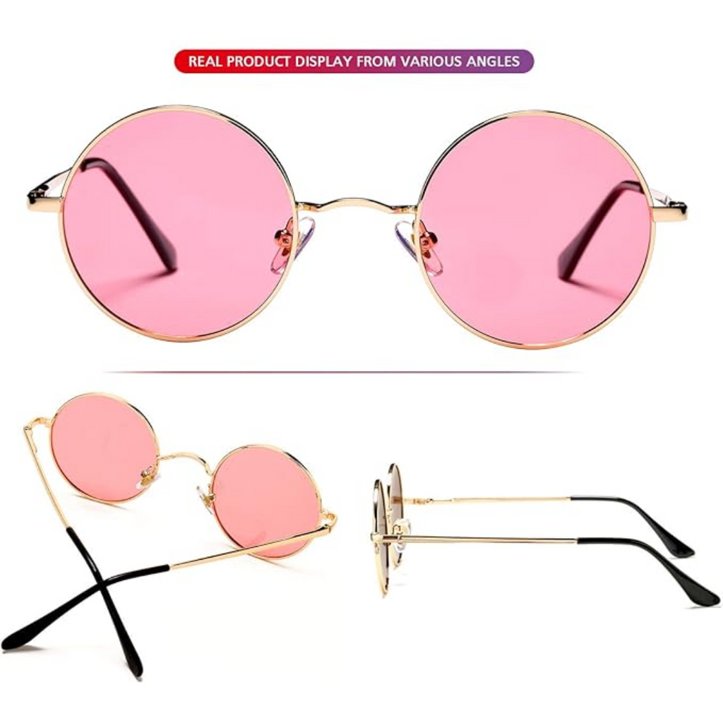 Retro Round Polarized Sunglasses – Stylish Accessory, Perfect for Summer