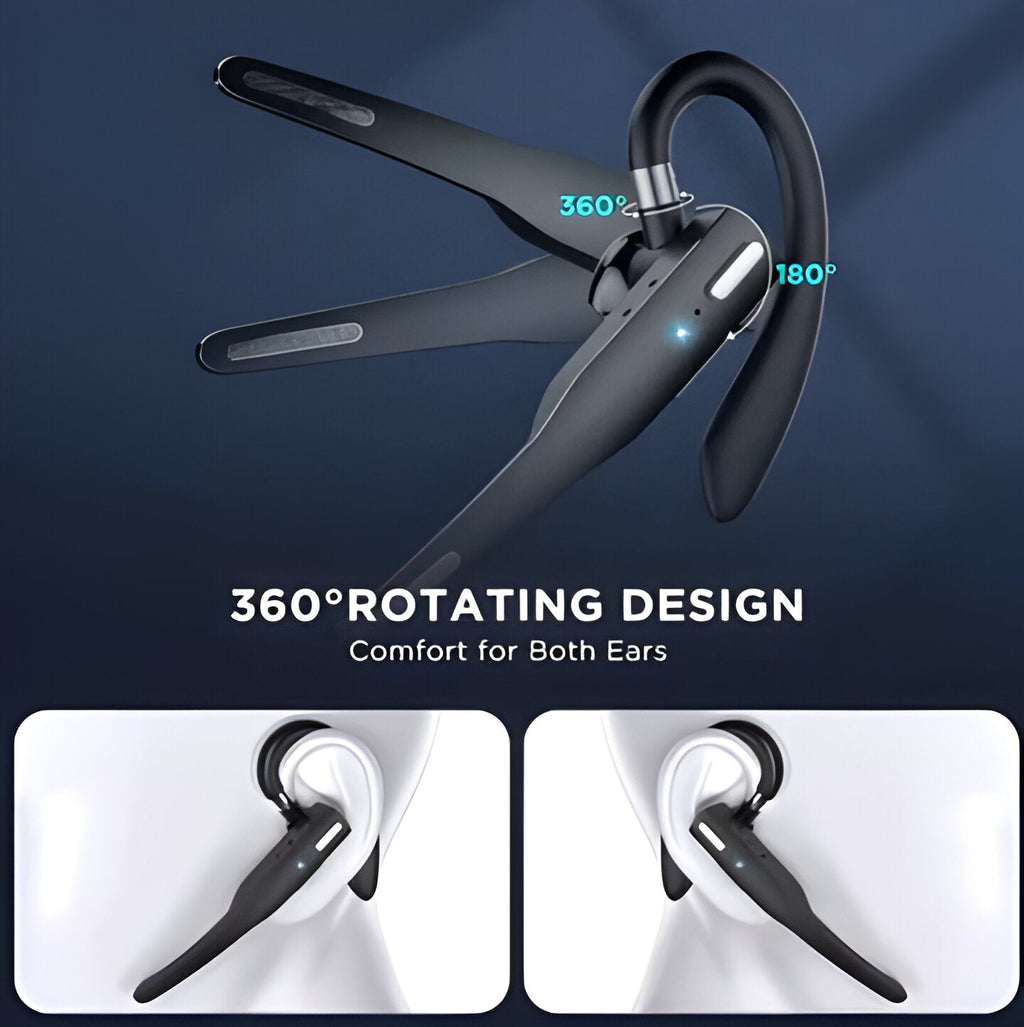 Trucker Dual Mic Wireless Bluetooth 5.1 Noise Cancelling Headset – Gaming, Travel