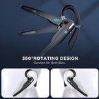 Trucker Dual Mic Wireless Bluetooth 5.1 Noise Cancelling Headset – Gaming, Travel
