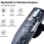 Trucker Dual Mic Wireless Bluetooth 5.1 Noise Cancelling Headset – Gaming, Travel