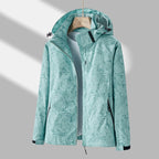 Women's Waterproof Windproof Hooded Jacket - Stylish & Lightweight