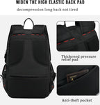 60L Waterproof Travel Laptop Backpack with USB Port – Travel, Outdoor