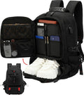 60L Waterproof Travel Laptop Backpack with USB Port – Travel, Outdoor