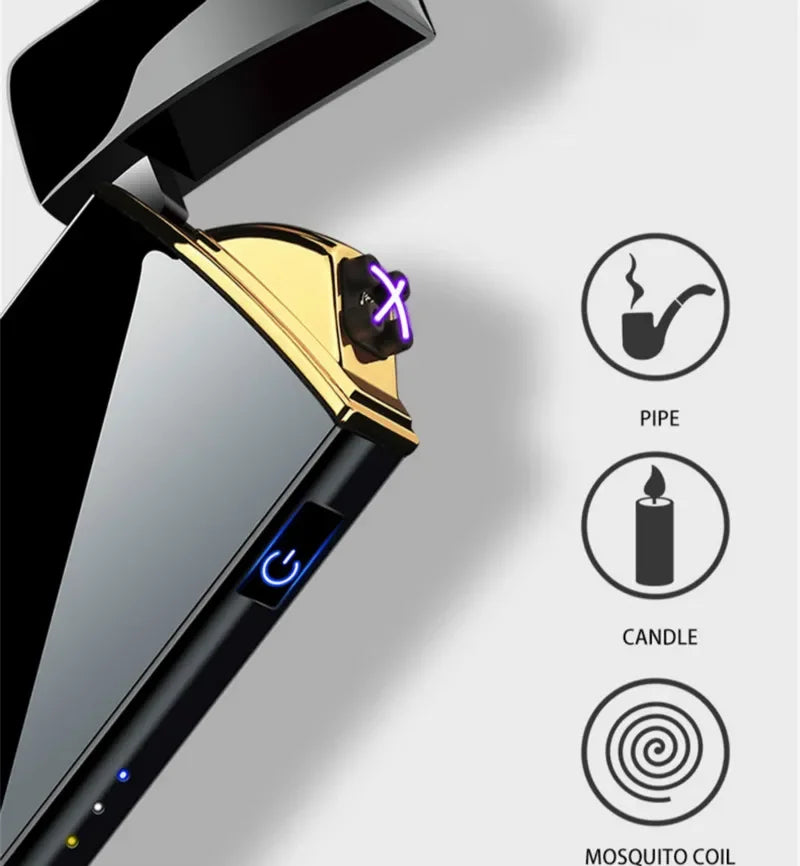 USB Rechargeable Plasma Lighters – Wind Resistant, Perfect for Camping, Travel