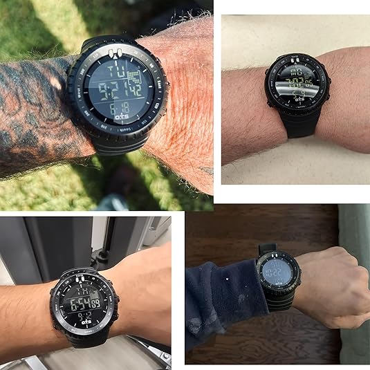 Waterproof Digital Sports Watch for Men – Fitness, Outdoor