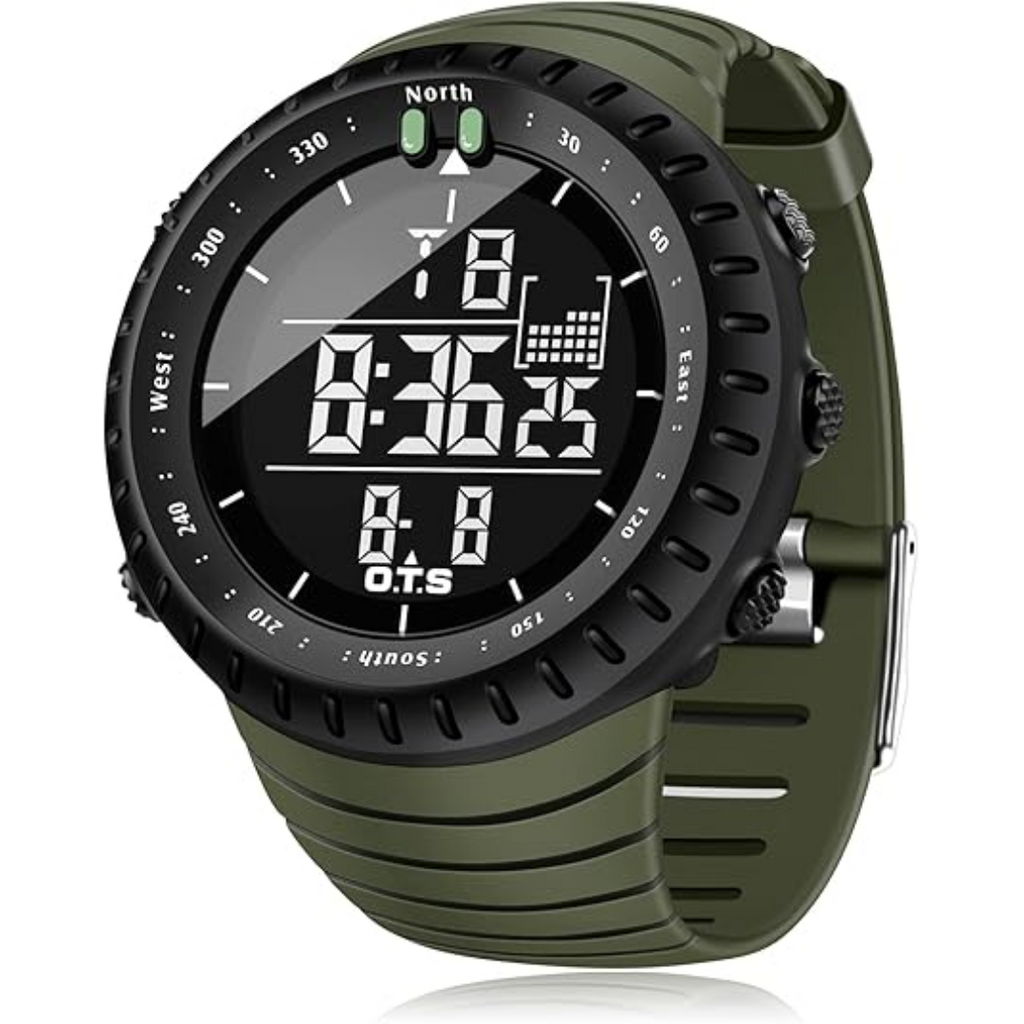 Waterproof Digital Sports Watch for Men – Fitness, Outdoor