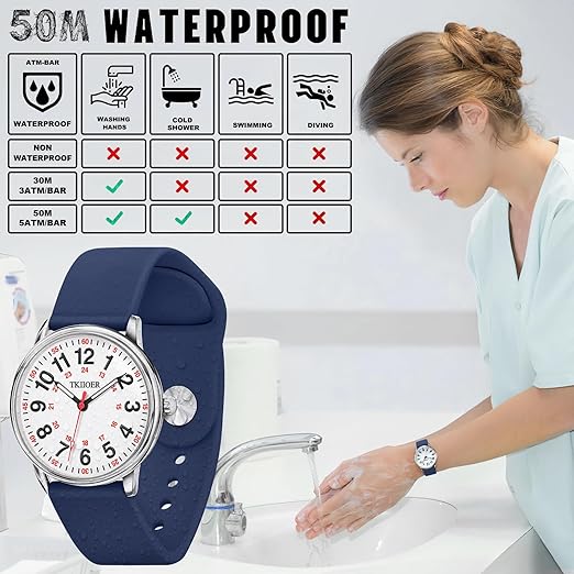 Waterproof Nurses Watch – Medical Use, Gift for Healthcare Professionals