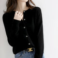 Women's Soft Button-Up Cardigan – Casual, Office