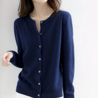 Women's Soft Button-Up Cardigan – Casual, Office