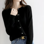 Women's Soft Button-Up Cardigan – Casual, Office