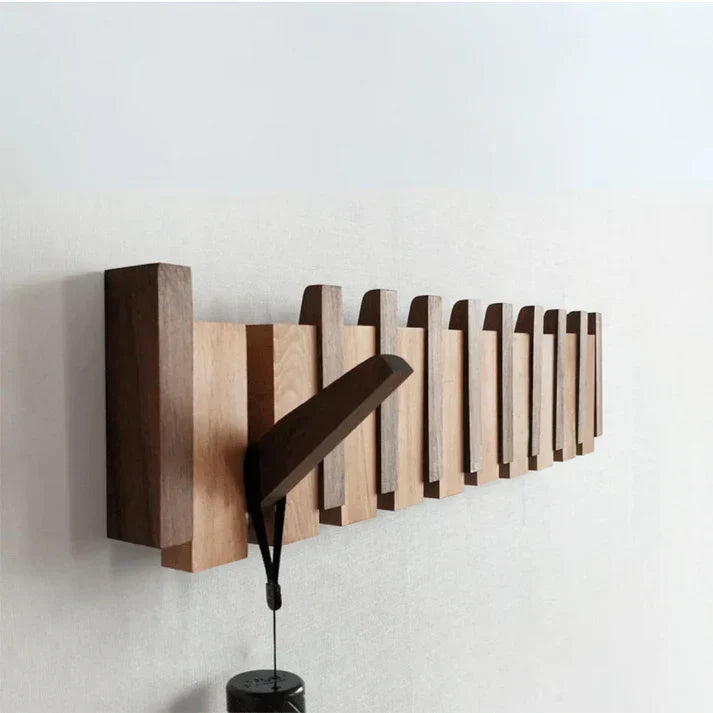 Wooden Piano Coat Rack – Stylish Storage, Home Organization
