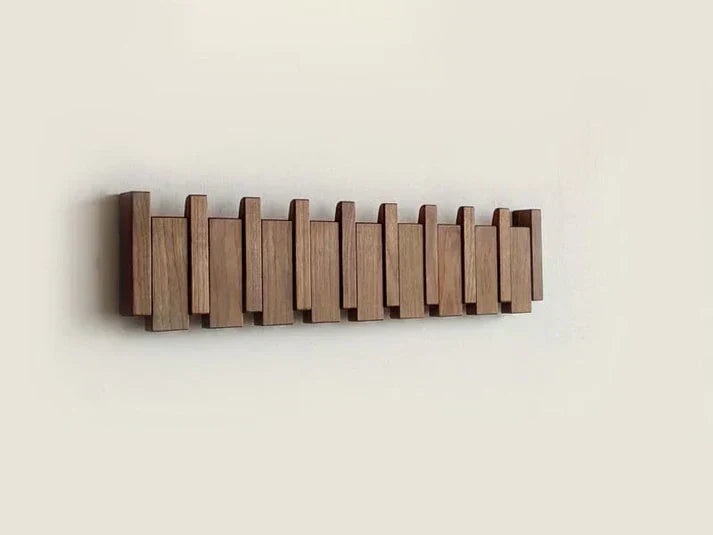 Wooden Piano Coat Rack – Stylish Storage, Home Organization